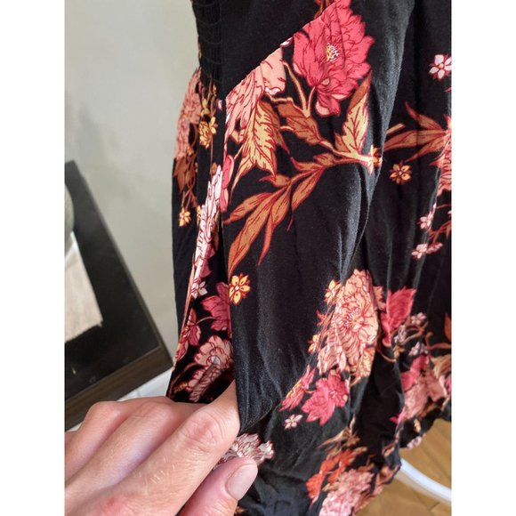 (Sold) Band of Gypsies Button Front Mini Dress M - Picture 5 of 7